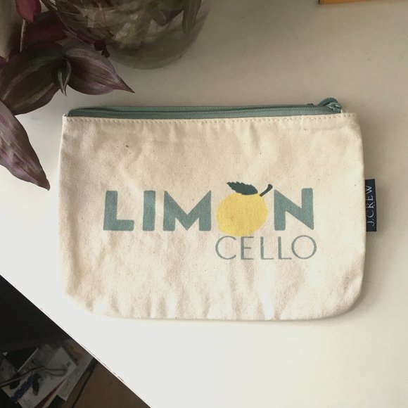 J. Crew Other - J. Crew Cosmetic/ Pencil Case Limon Cello